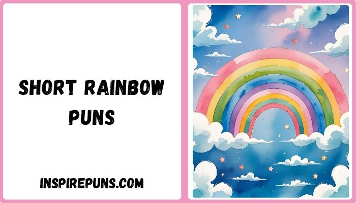 Short Rainbow Puns