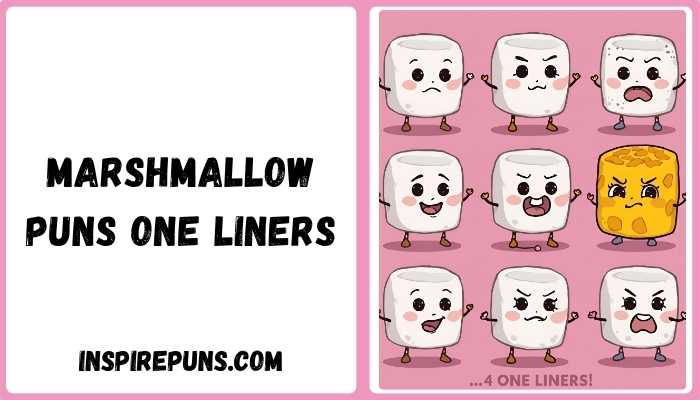 Marshmallow puns one liners
