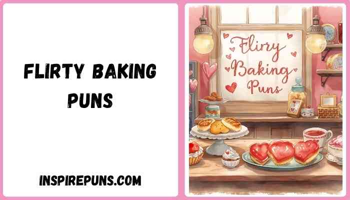 Flirty baking puns