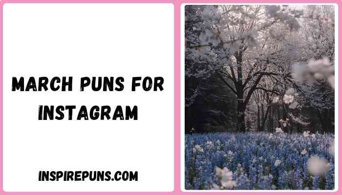 March puns for instagram
