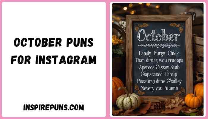 October puns for instagram