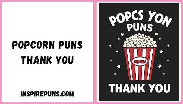 Popcorn Puns Thank You