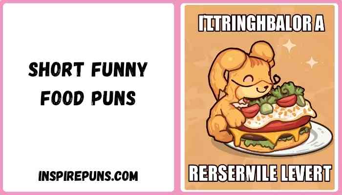 Short funny food puns